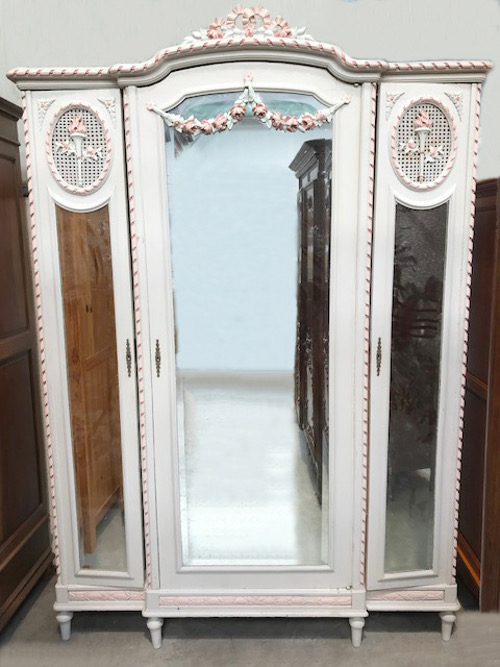 french antique louis xvi style triple armoire